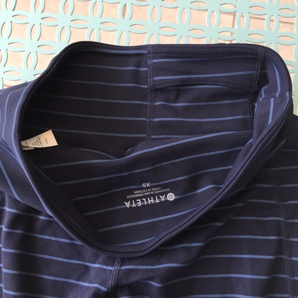 Sold Athleta Stripe Salutation 7/8 Tight - Picture 6 of 8